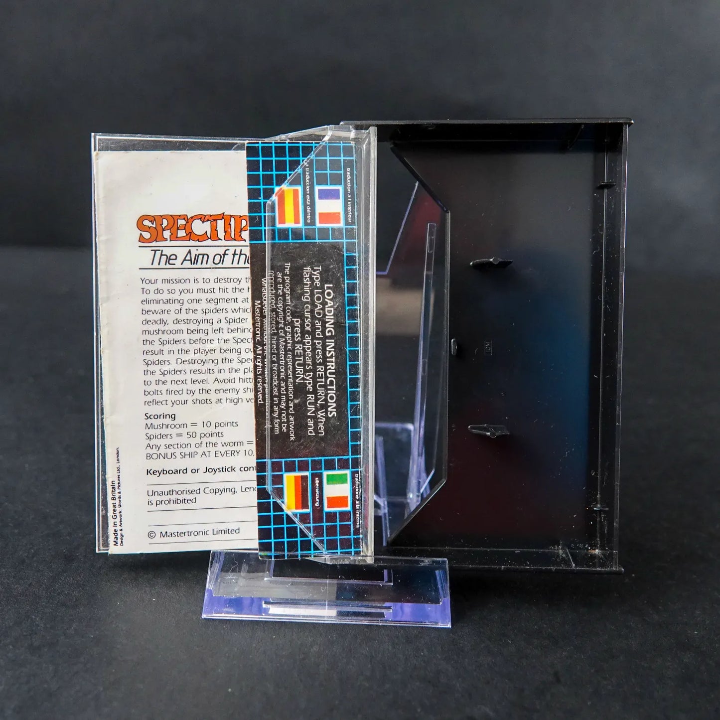 Spectipede - Commodore 16 C16 Plus / 4 Kassette - CiB - Gebraucht