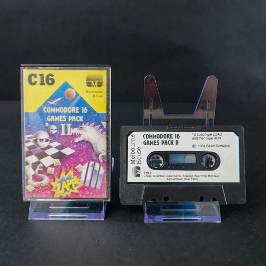 Games Pack II / 2 - Commodore 16 C16 Plus / 4 Kassette - CiB - Gebraucht