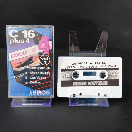 Favourite 4 Vol 1 - Commodore 16 C16 Plus / 4 Kassette - CiB - Gebraucht