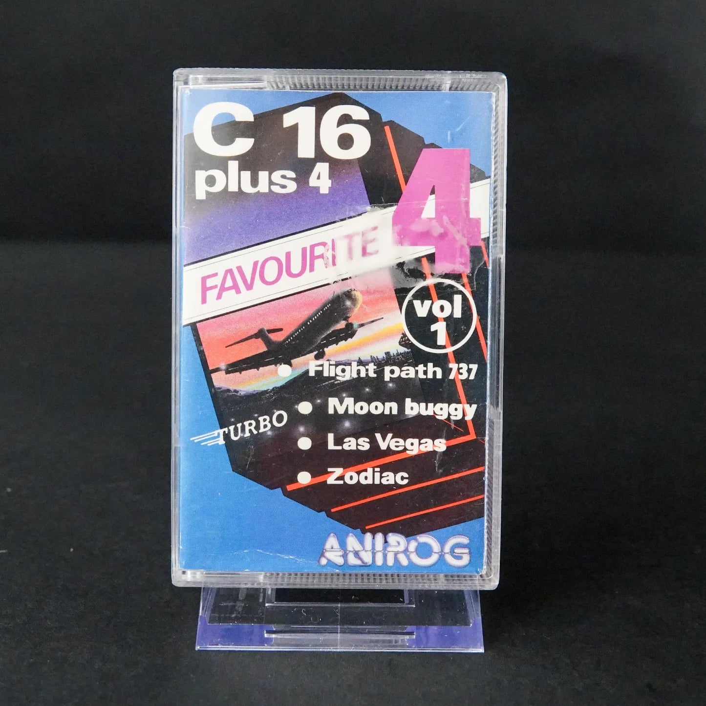 Favourite 4 Vol 1 - Commodore 16 C16 Plus / 4 Kassette - CiB - Gebraucht