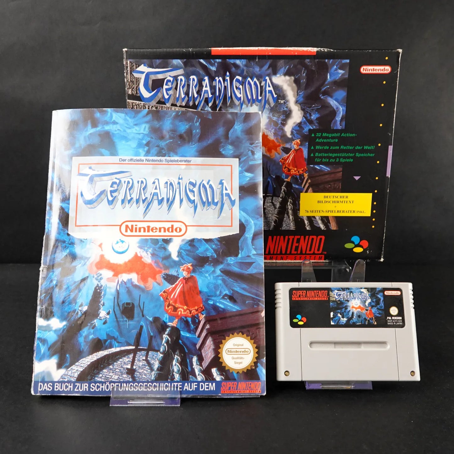 Terranigma - Super Nintendo SNES - mit OVP und Anleitung - PAL - Deutsch