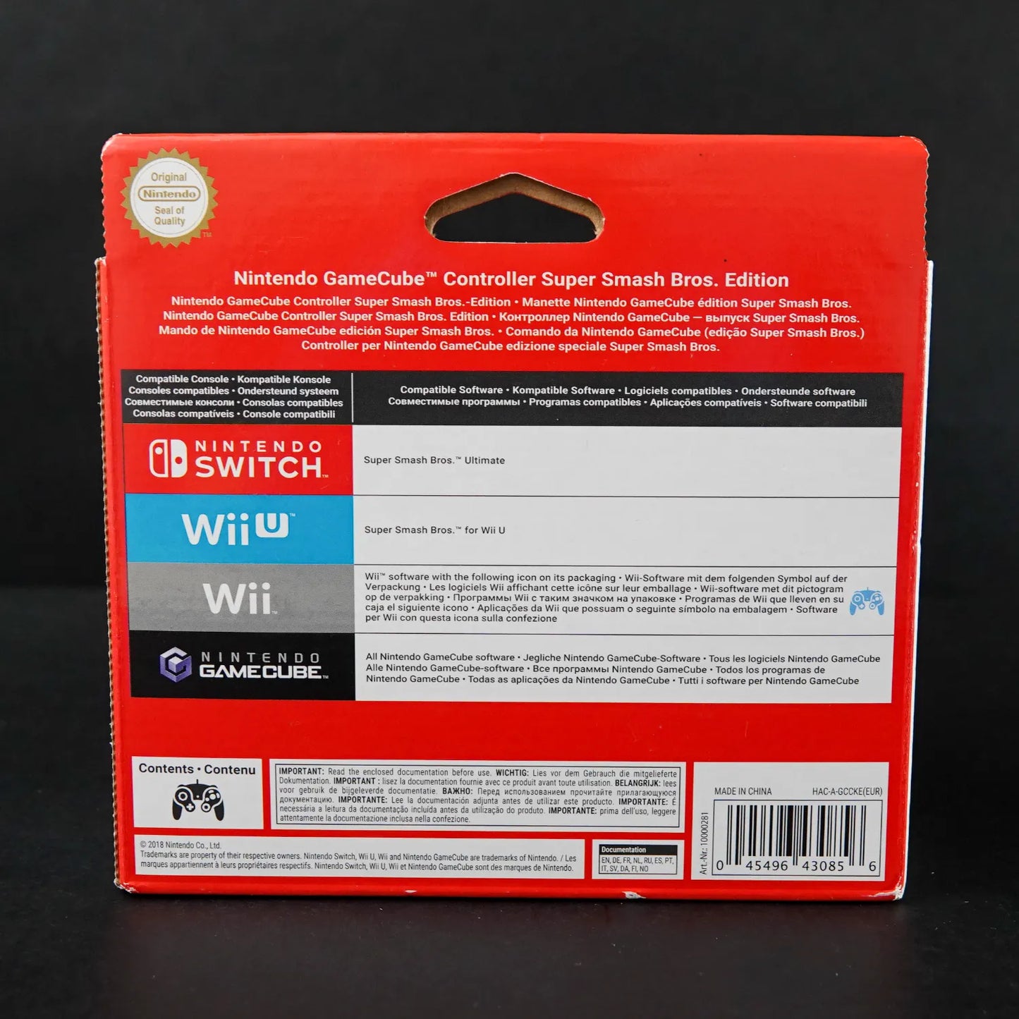 Nintendo Gamecube Controller - Super Smash Bros Ultimate Edition - Neu / OVP