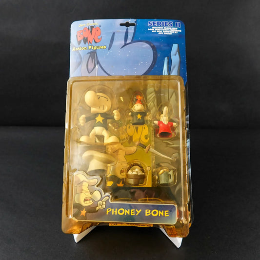 Jeff Smith's BONE Action Figur - Phoney Bone - Komplett - OVP beschädigt