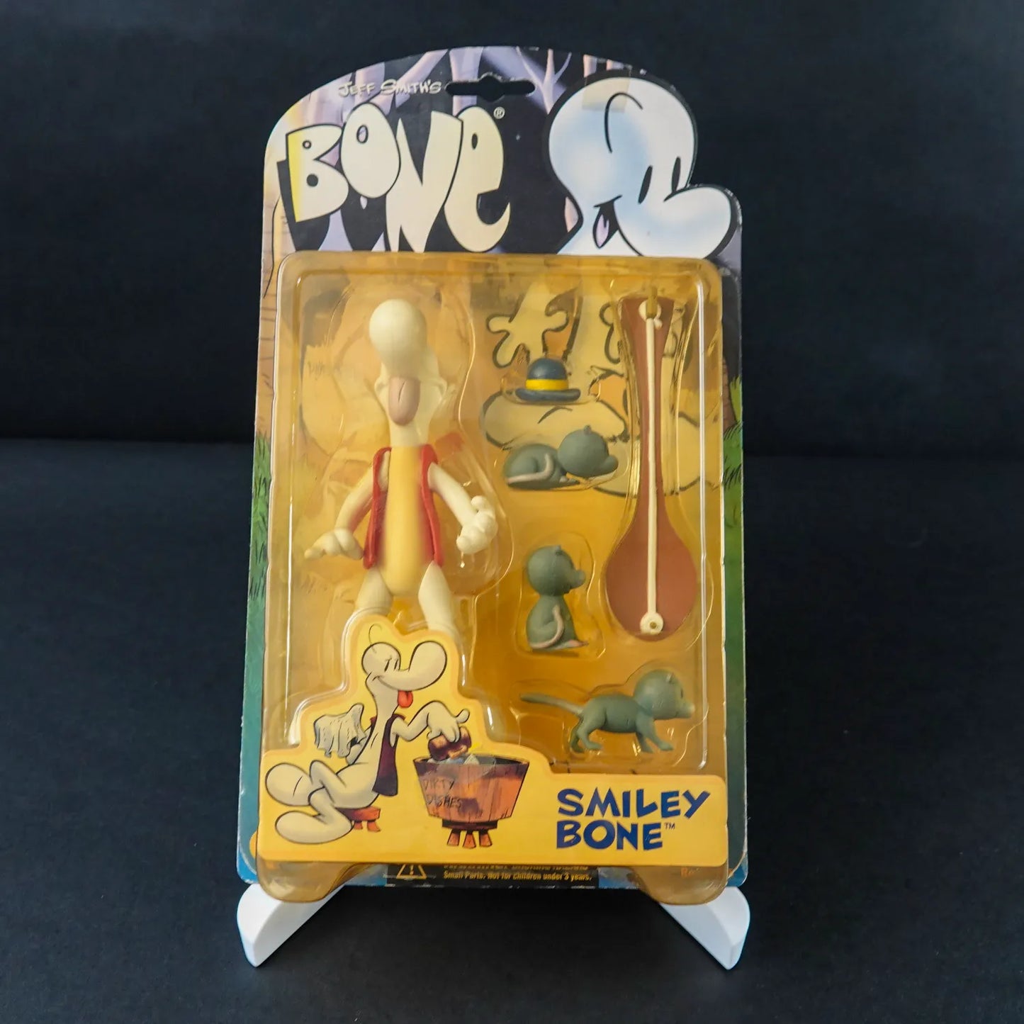 Jeff Smith's BONE Action Figur - Smiley Bone - Komplett - OVP beschädigt