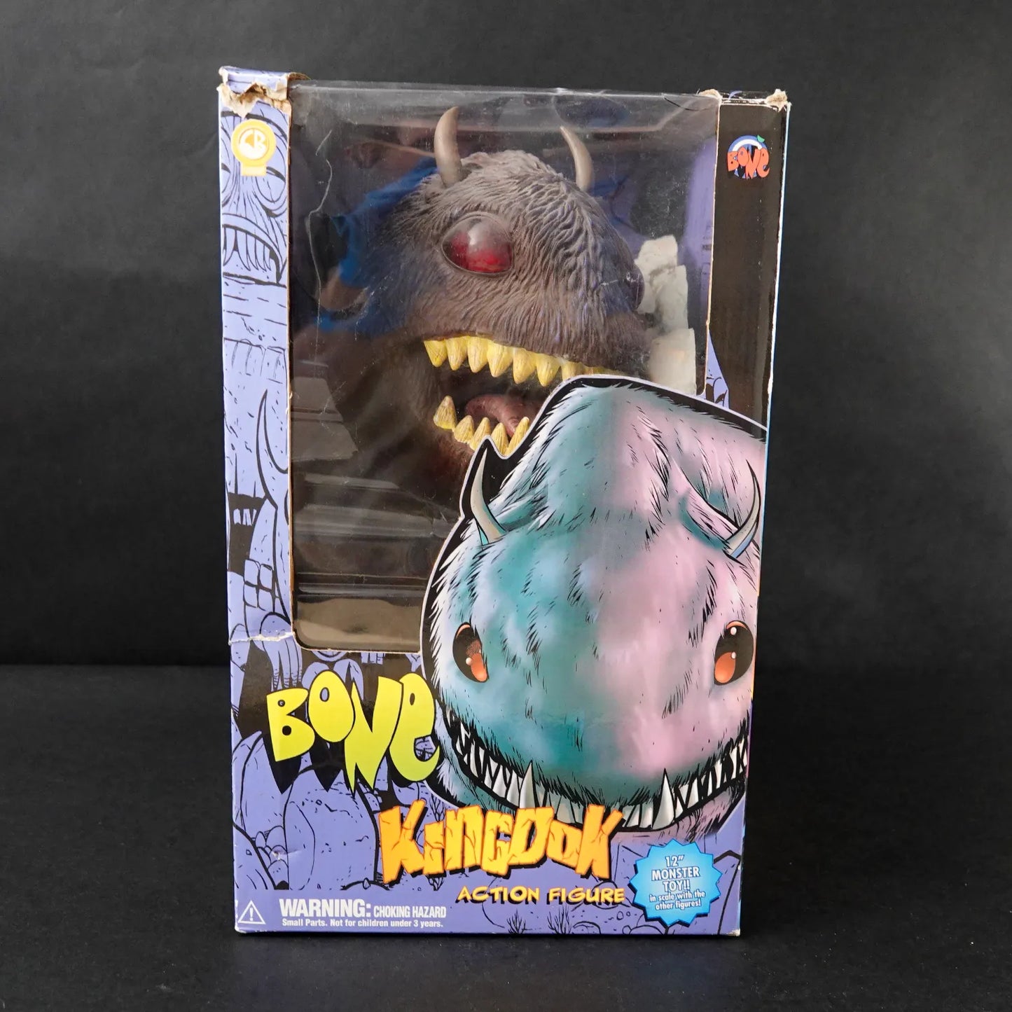 Jeff Smith's BONE Action Figur - Kingdok - Resaurus Series 1 - in OVP Window-Box