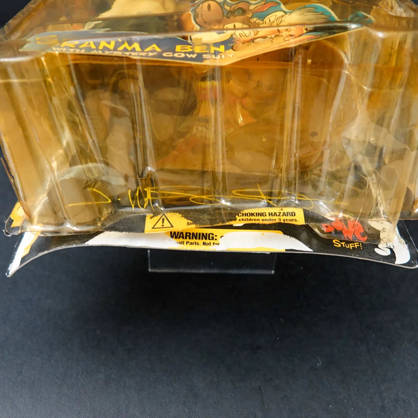 Jeff Smith's BONE Action Figur - Granma Ben - mit Cow Suit - OVP beschädigt