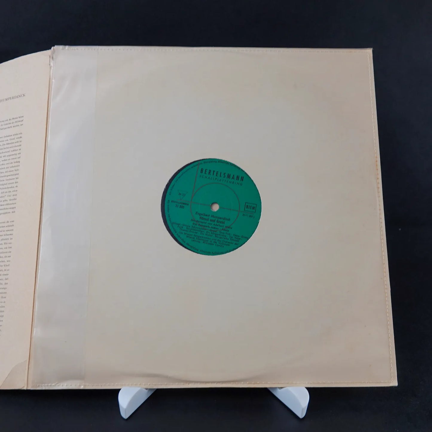 Hänsel & Gretel Schallplatte Vinyl Hörspiel Märchenoper - Engelbert Humperdinck