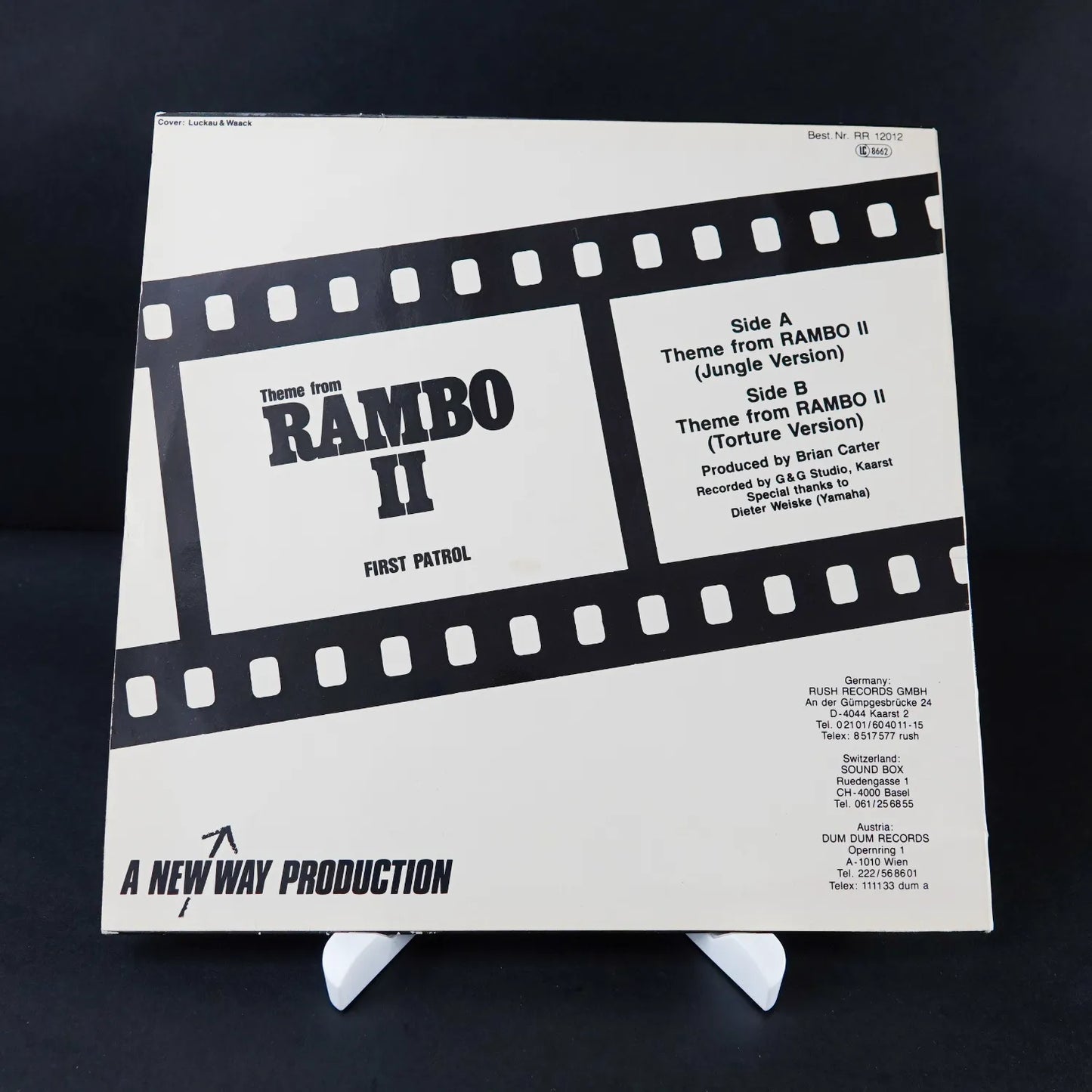 Theme from RAMBO II - First Patrol - Film Soundtrack auf Vinyl Schallplatte