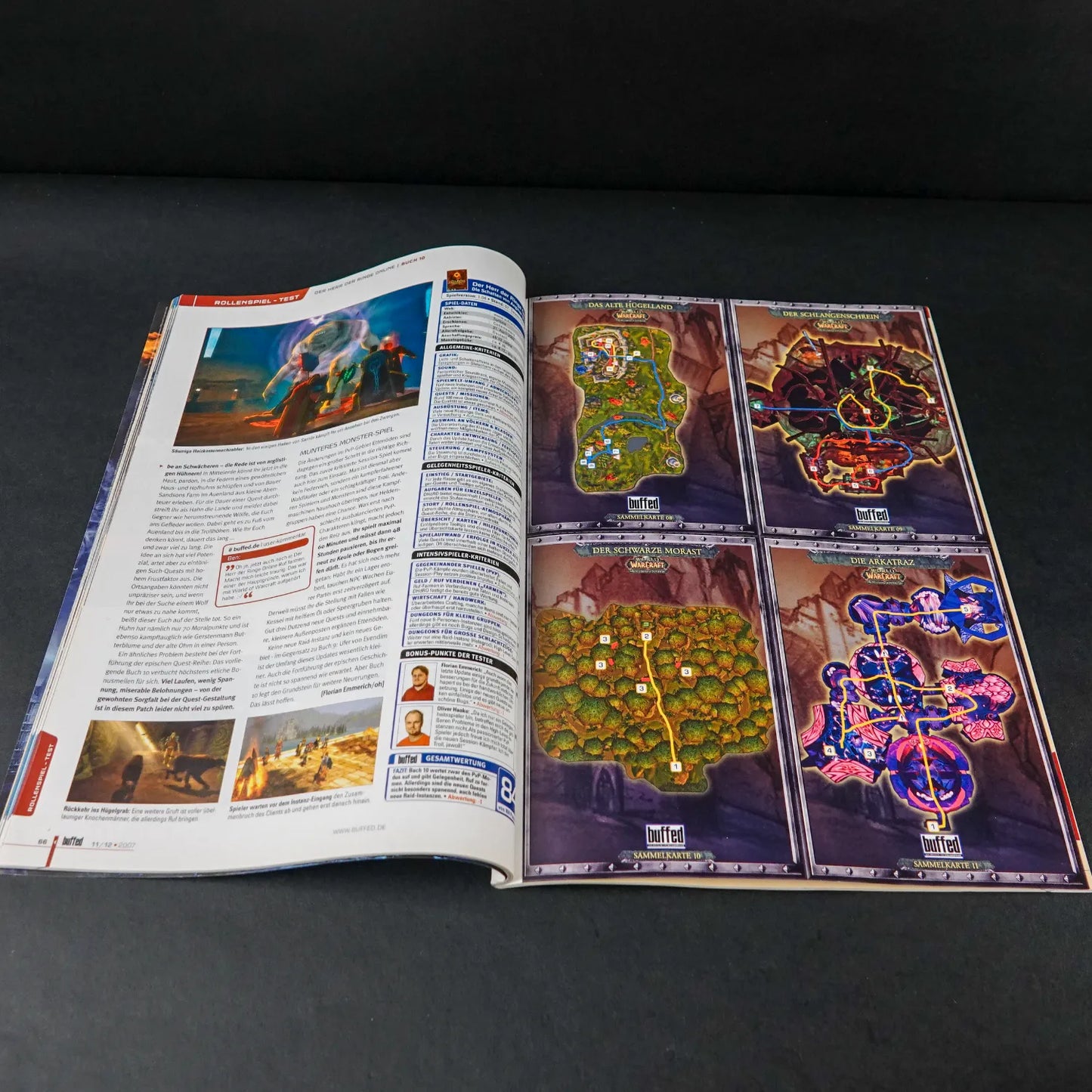 buffed - Das Magazin für Rollenspieler - Ausgabe 11-12 2007 - Gaming Zeitschrift