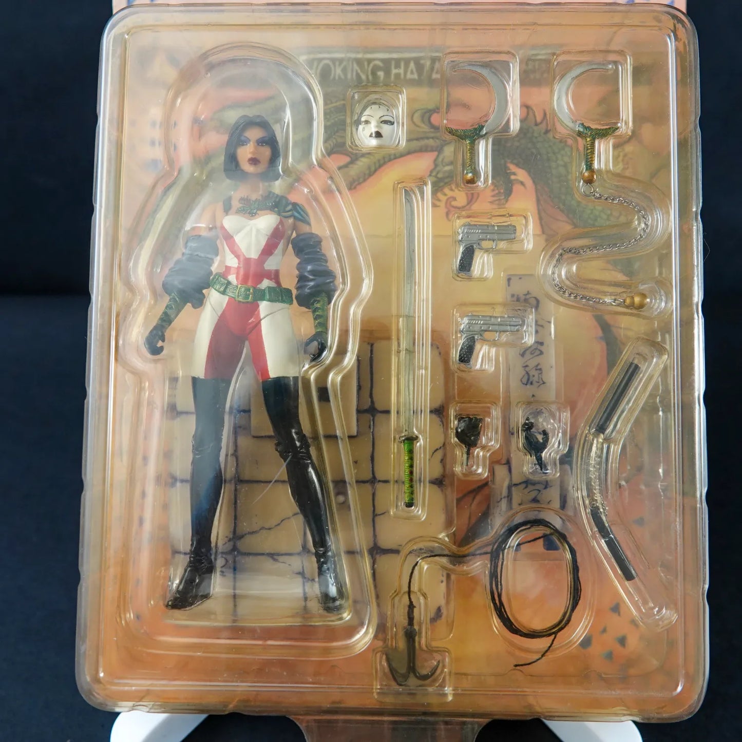 David Mack's Kabuki Moore Action Figur - Modell CM0003 - Geöffnet / vollständig