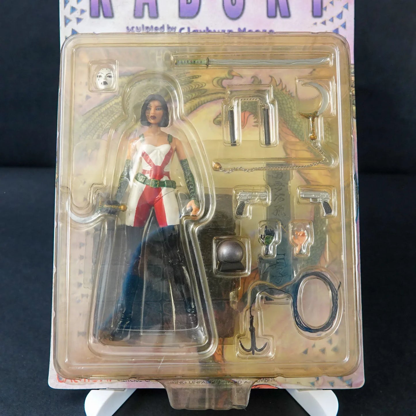 David Mack's Kabuki Moore Action Figur - Modell CM0004 - Geöffnet / vollständig