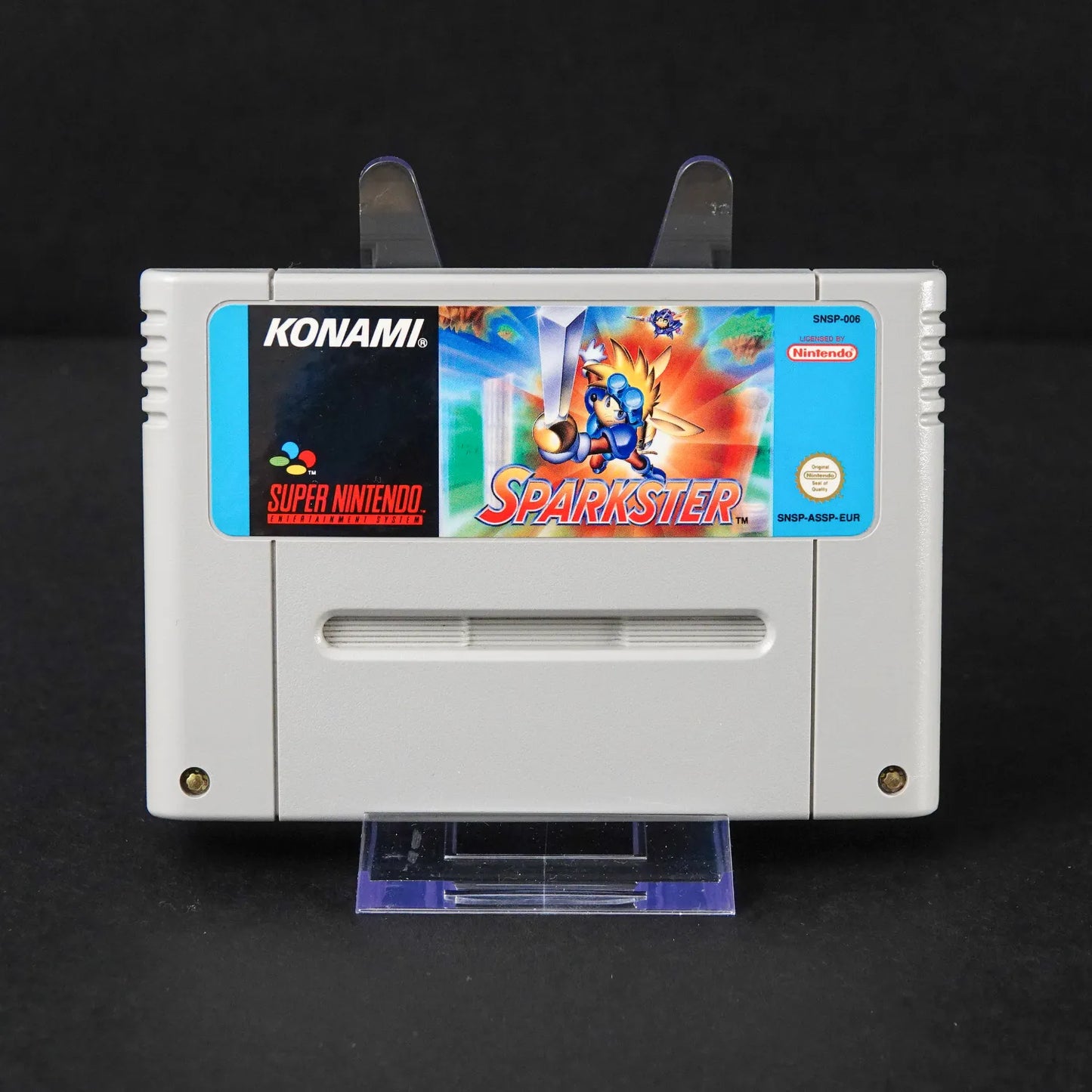 Sparkster - Spiel für Super Nintendo SNES - Nur Modul - PAL - Sehr guter Zustand