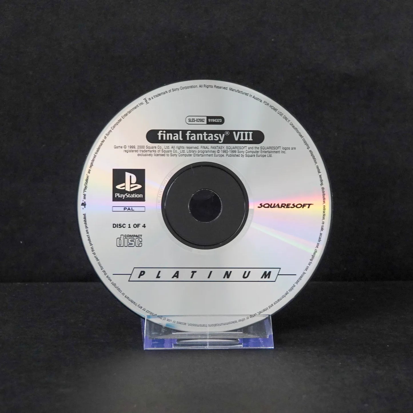 Final Fantasy VIII / 8 - Playsation 1 PS1 Platinum - Deutsch - Gebraucht