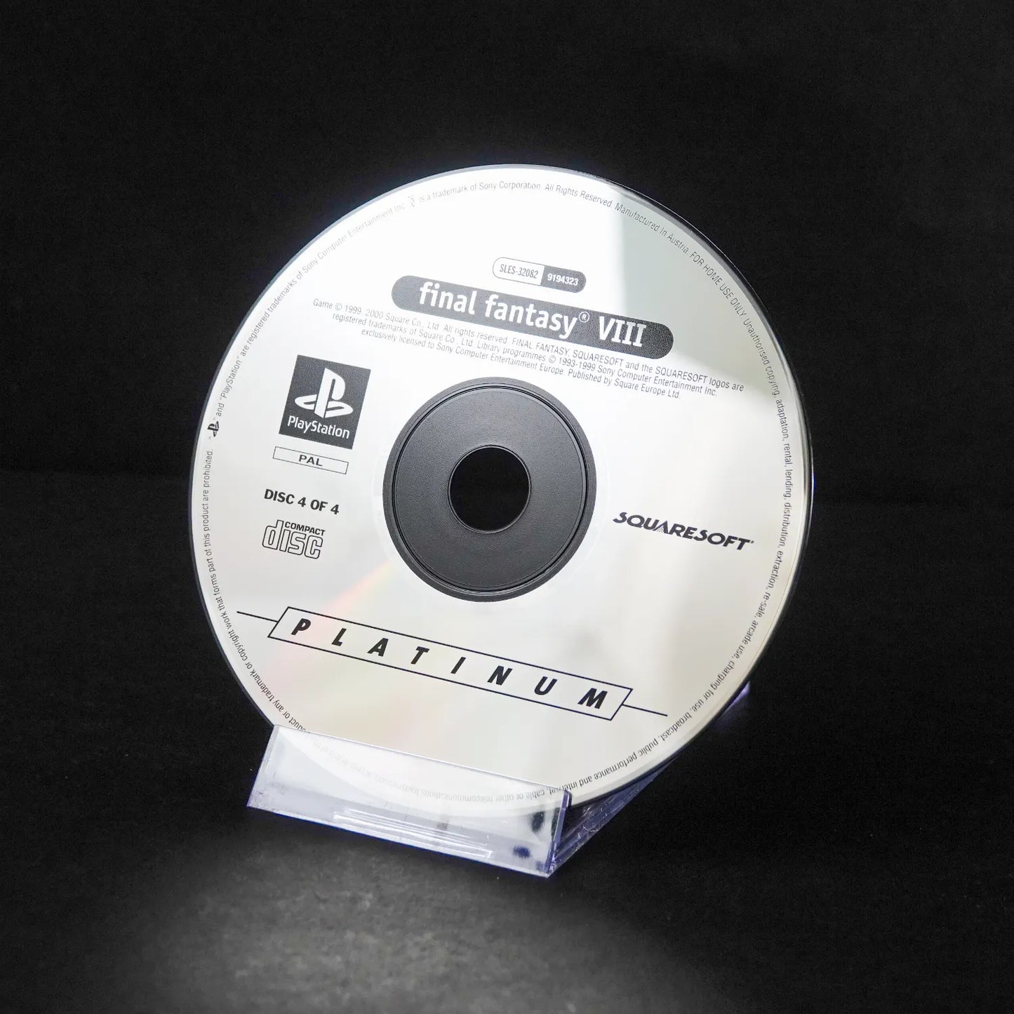 Final Fantasy VIII / 8 - Playsation 1 PS1 Platinum - Deutsch - Gebraucht