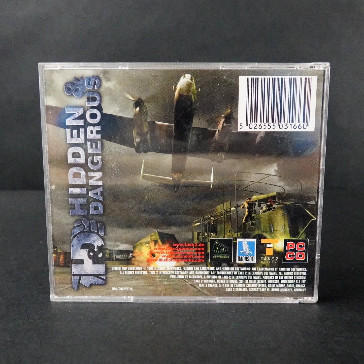 Hidden & Dangerous - PC Game - Disc im Jewel Case - Deutsch - Gebraucht