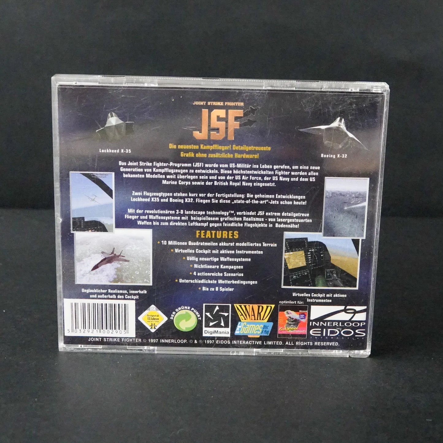 JFS Joint Strike Figher - PC Game - Disc im Jewel Case - Deutsch - Gebraucht