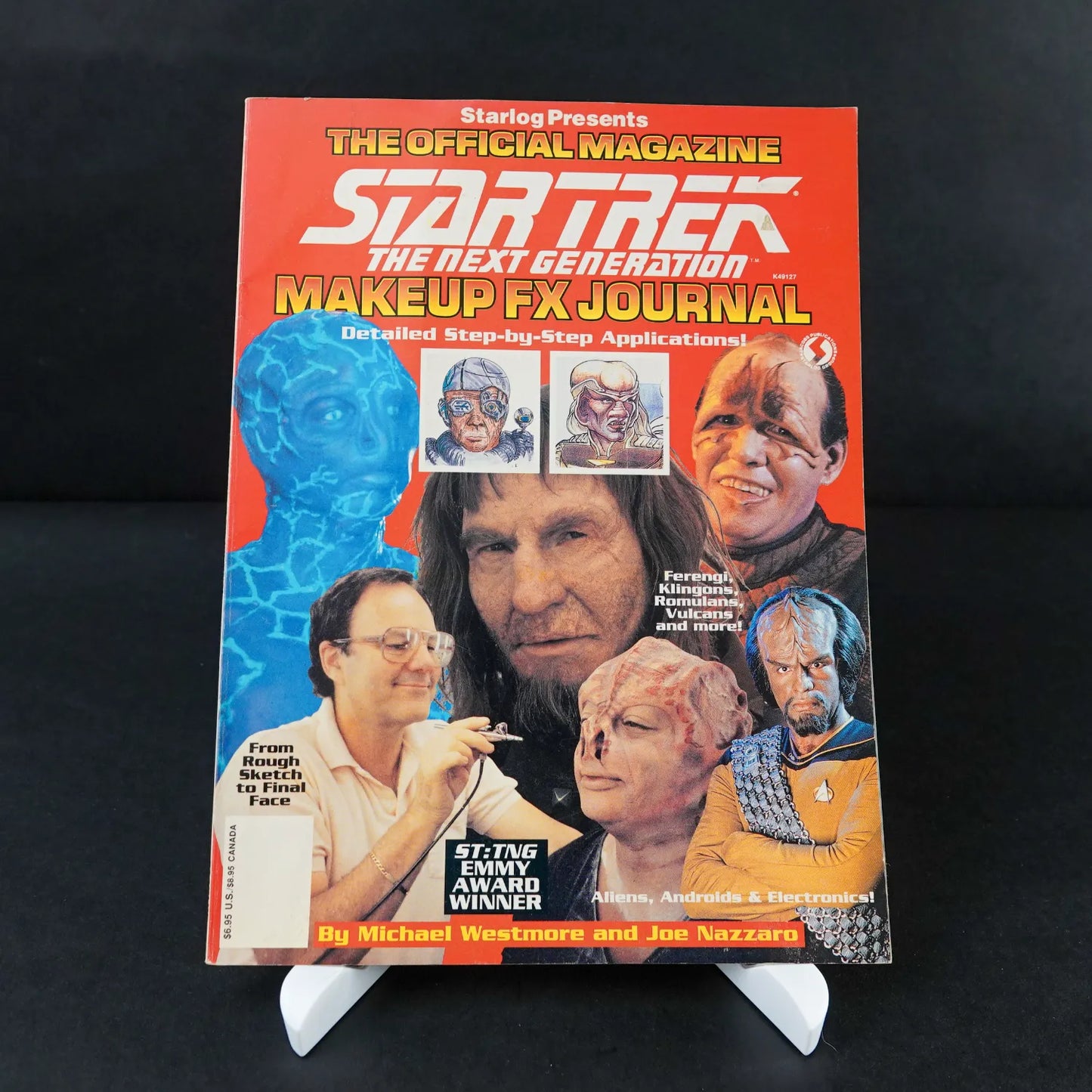 Starlog - Star Trek The Next Generation - Makeup FX Journal - Michael Westmore