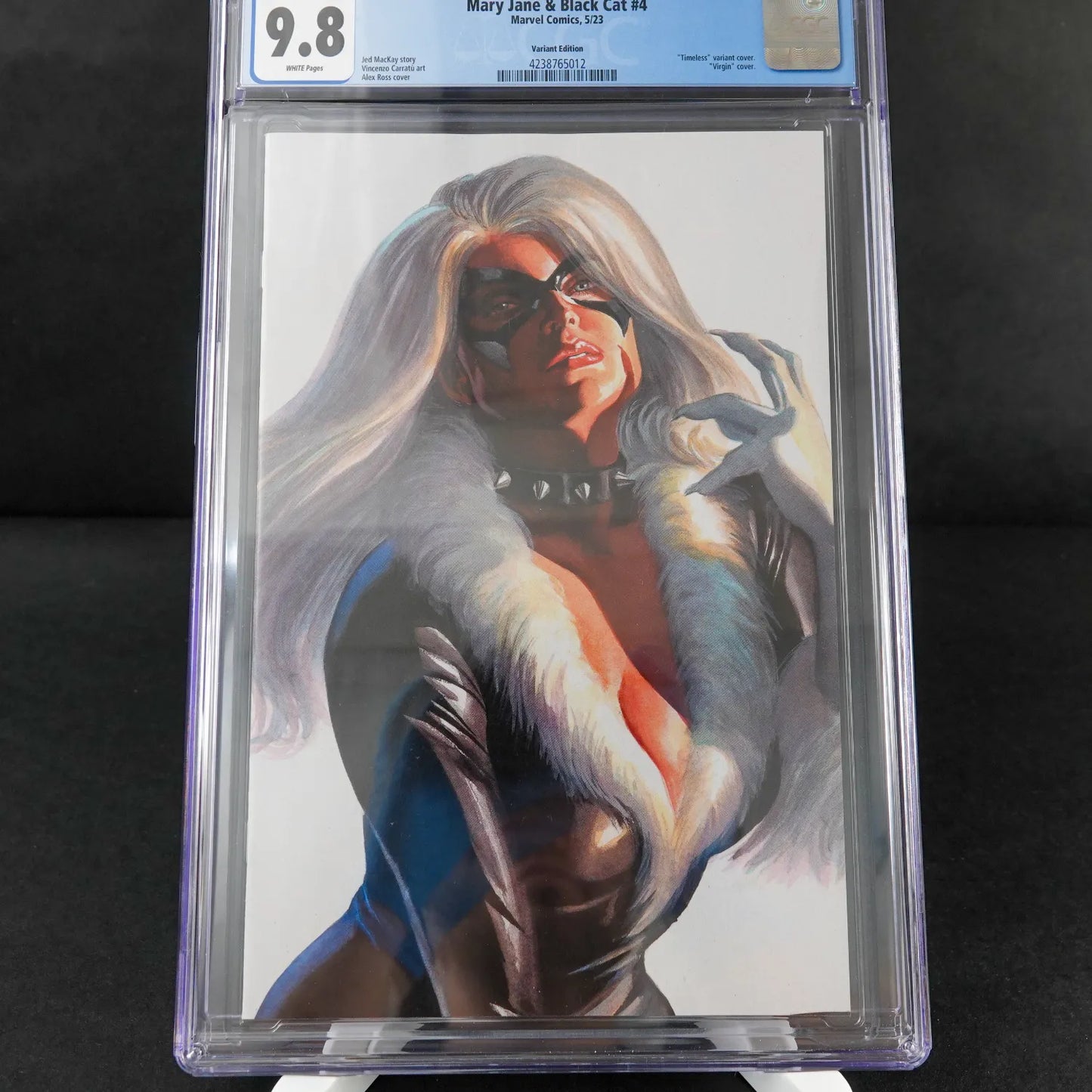 Mary Jane & Black Cat #4 Alex Ross Timeless Virgin Variant - CGC 9.8 White Pages