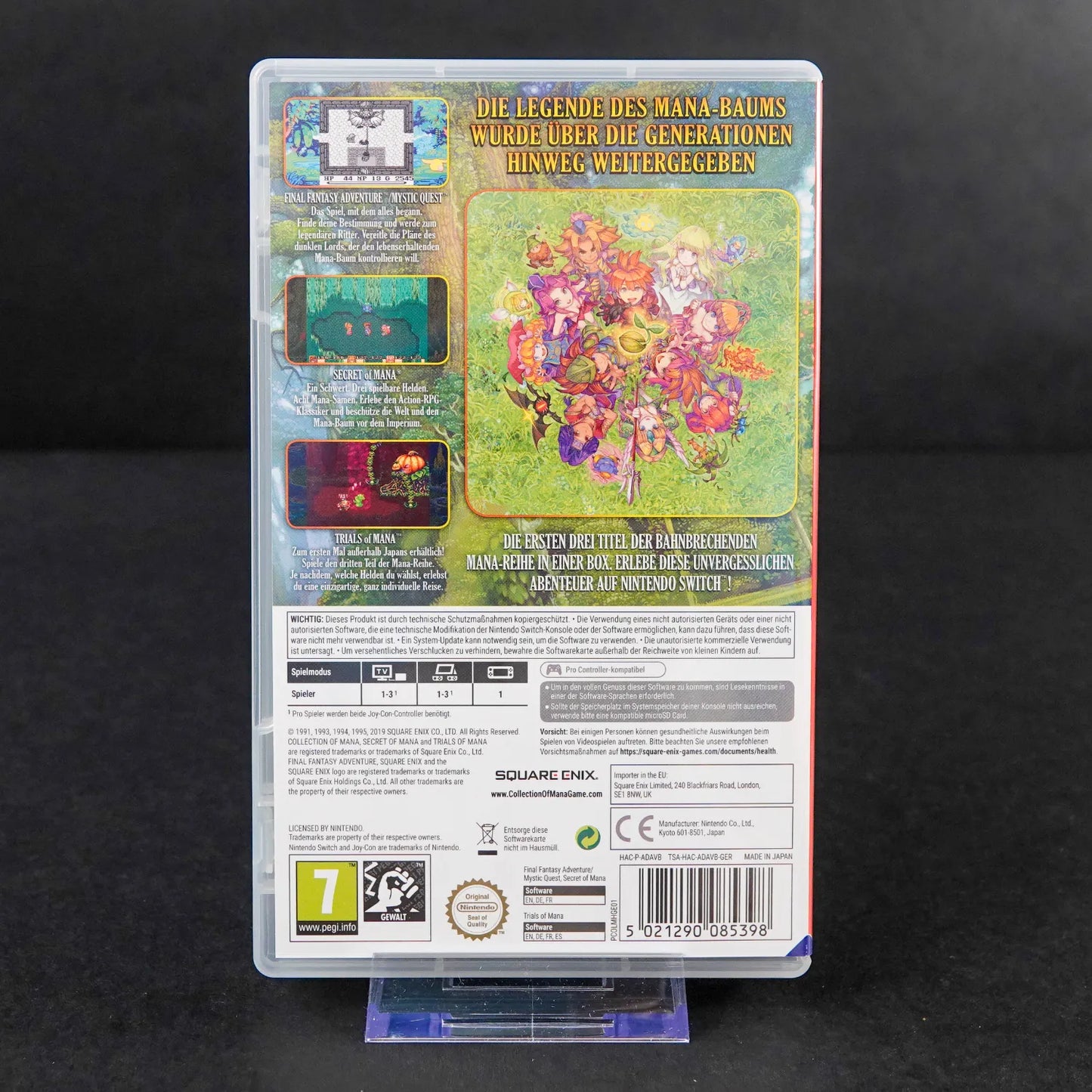 Collection of Mana - Nintendo Switch Spiel - CiB Komplett - Deutsch - Gebraucht