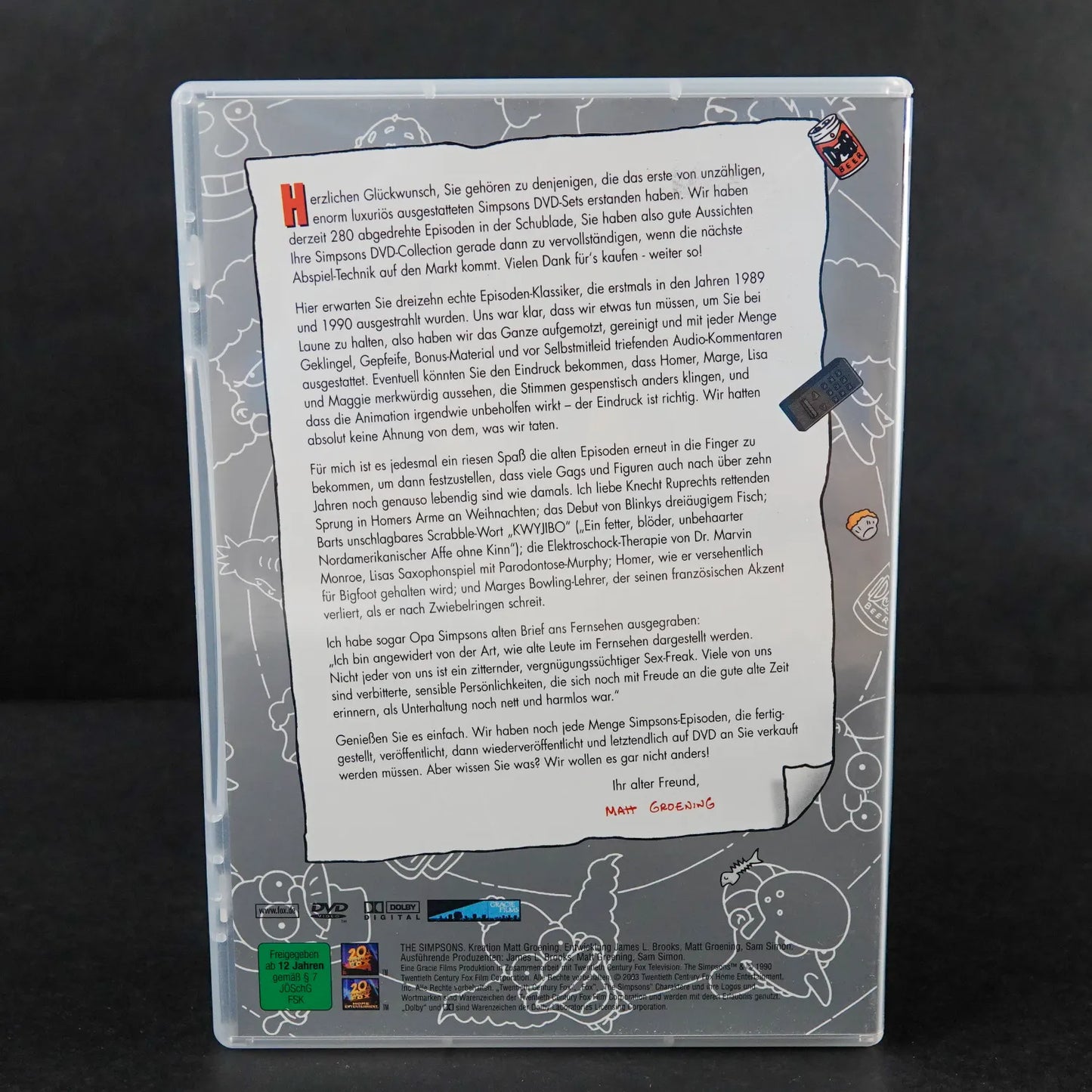 Die Simpsons - Die komplette Season One - Collector’s Edition 3 DVDs im Schuber