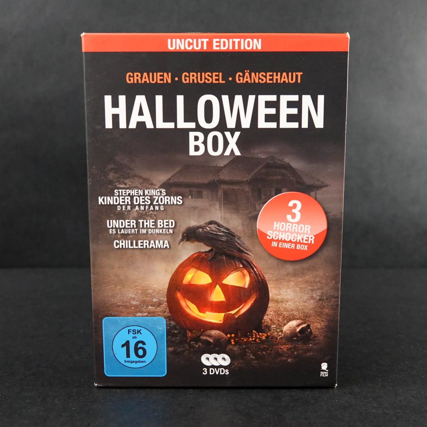 DVD Uncut Horror Halloween Box - Kinder des Zorns + Under the Bed + Chillerama