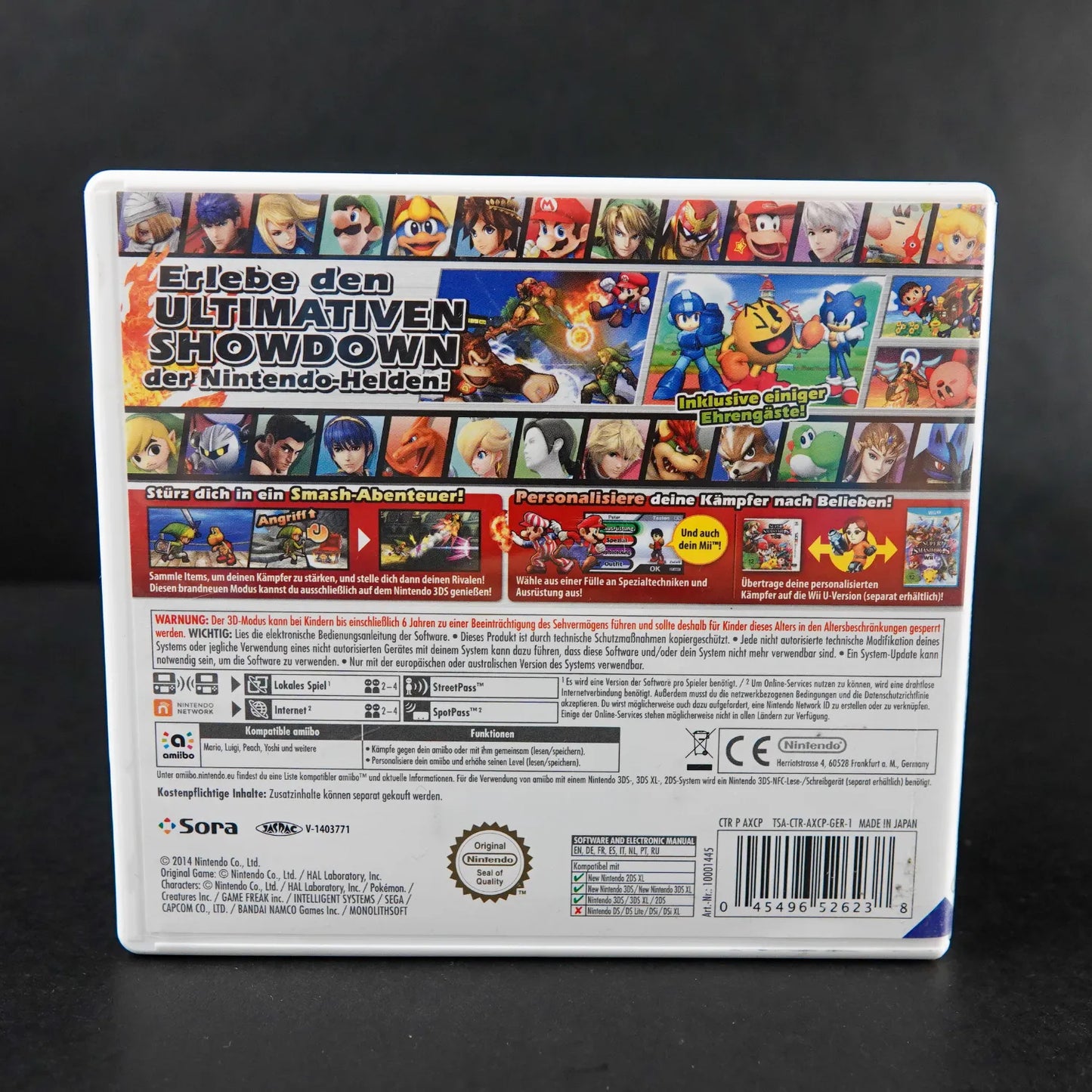 Super Smash Bros (2014) für Nintendo 3DS - Gebraucht in OVP