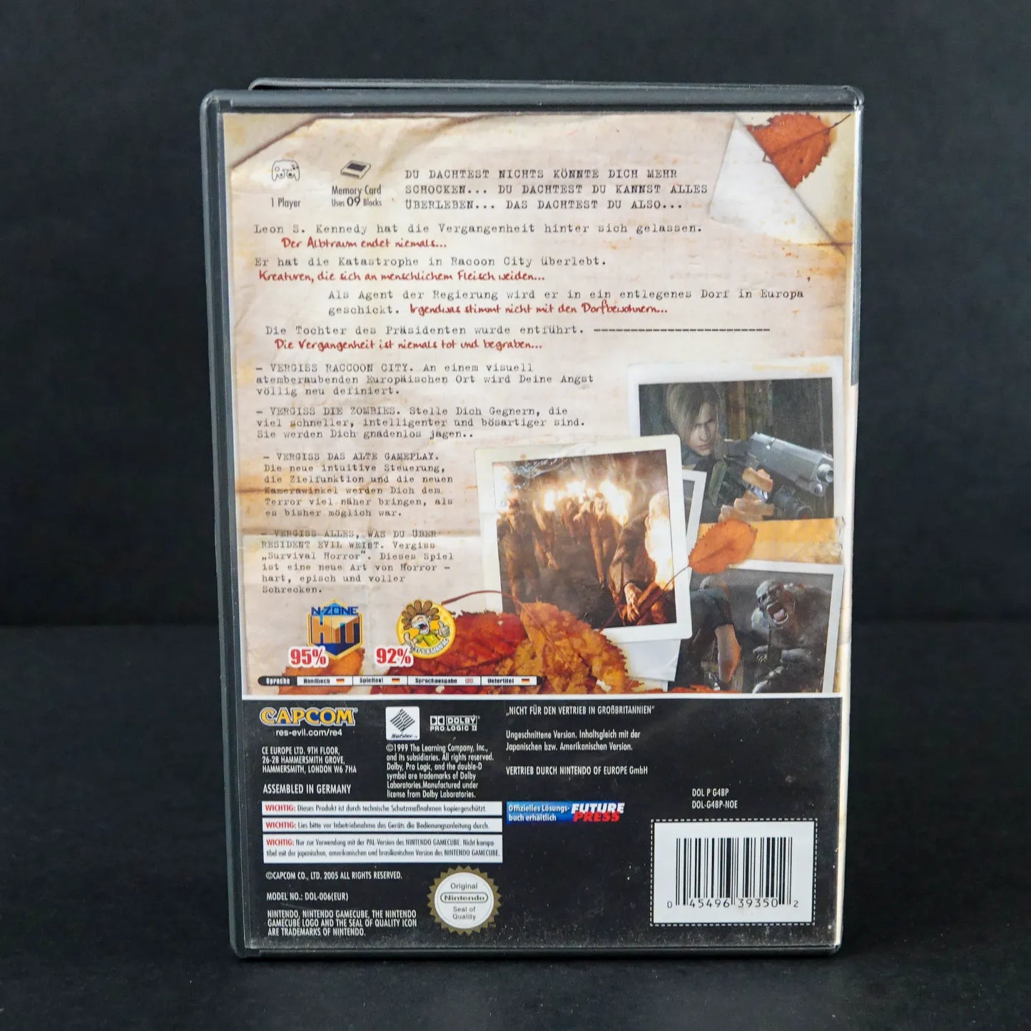 Resident Evil 4 - Spiel für Nintendo Gamecube - PAL Deutsch - CiB - Gebraucht