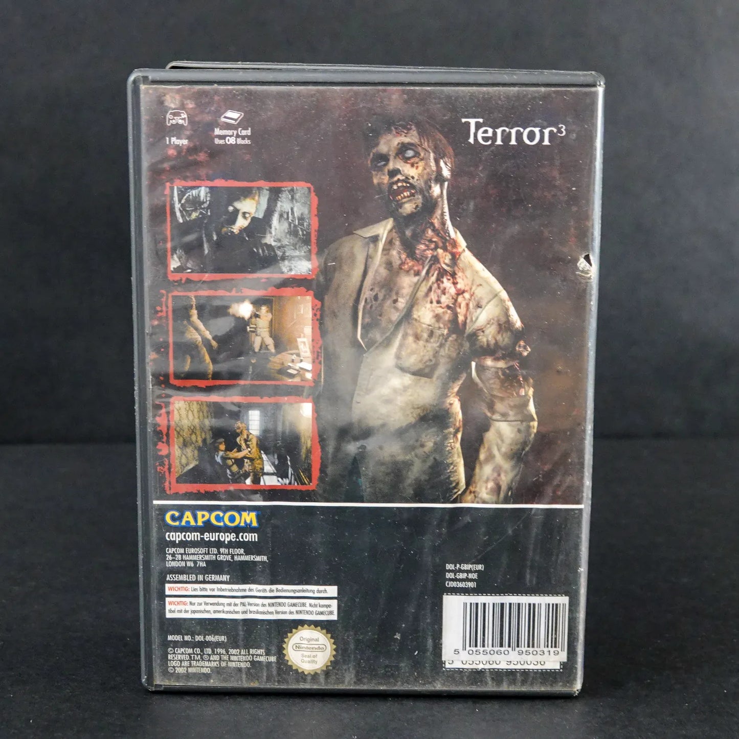 Resident Evil - Spiel für Nintendo Gamecube - PAL - Gebraucht - OVP beschädigt