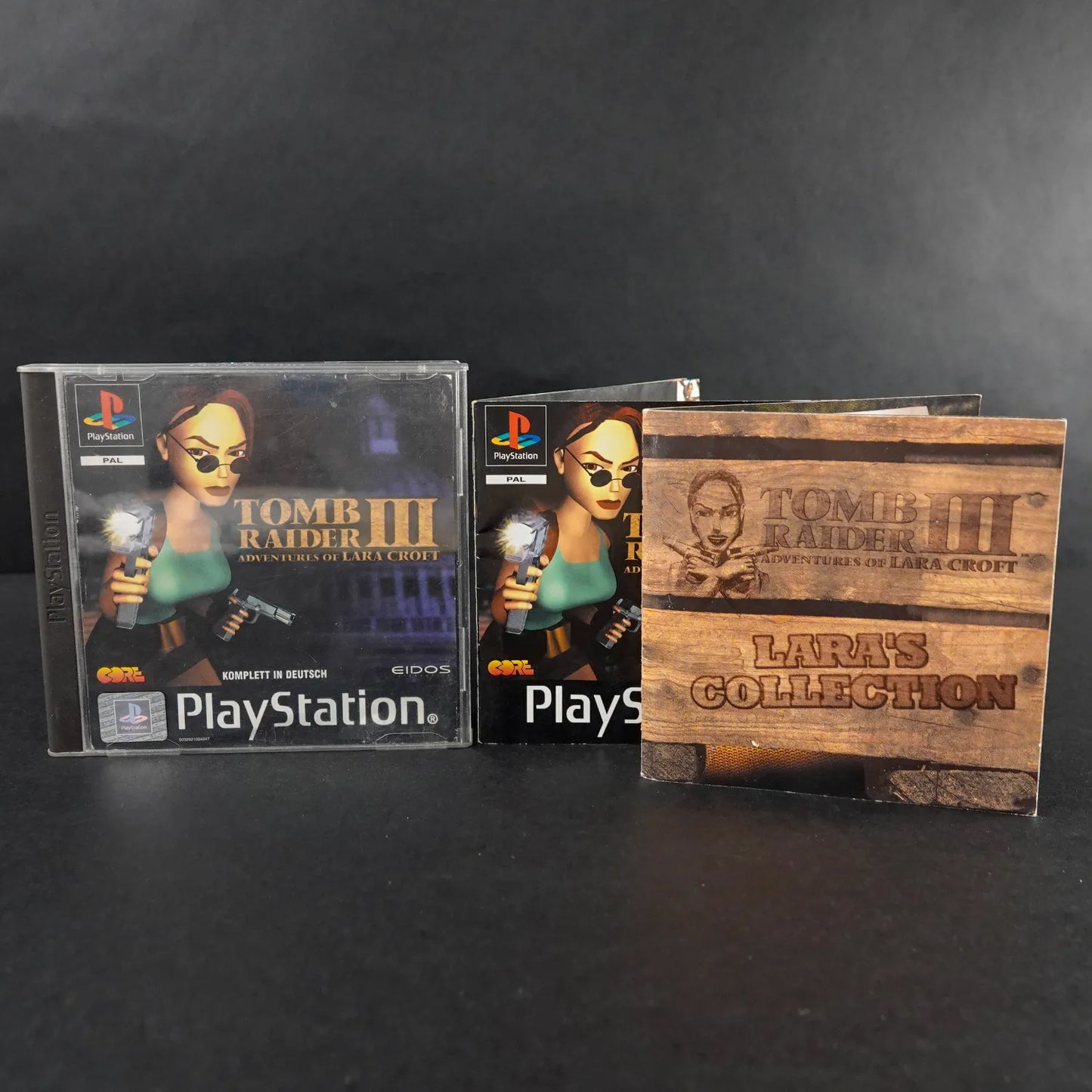Tomb Raider III: Adventures of Lara Croft - Playsation PS1 - PAL Deutsch - CiB