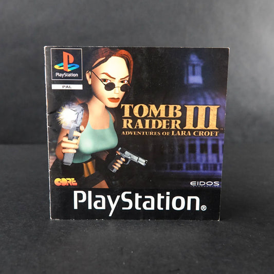Tomb Raider III: Adventures of Lara Croft - Playsation PS1 - PAL Deutsch - CiB