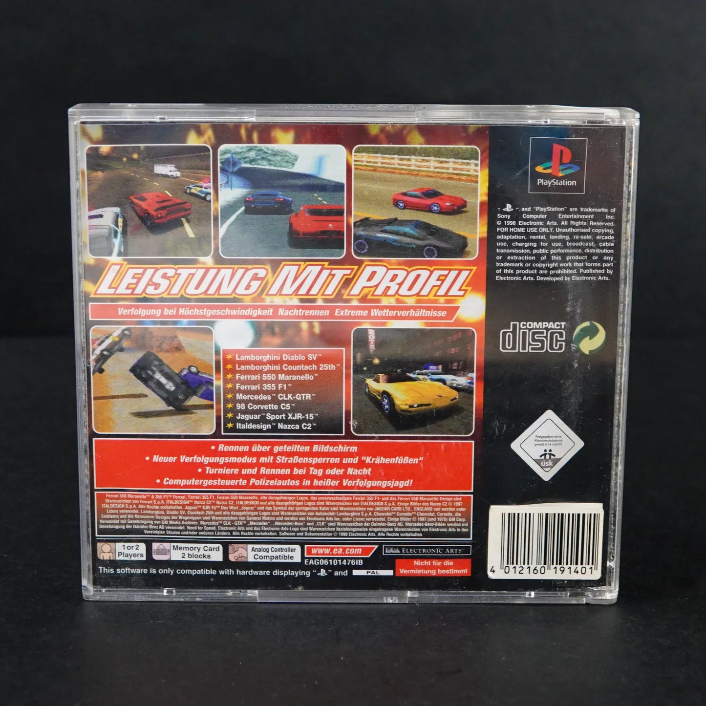Need for Speed 3: Hot Pursuit - Spiel für Playstation PS1 - CiB - PAL Deutsch