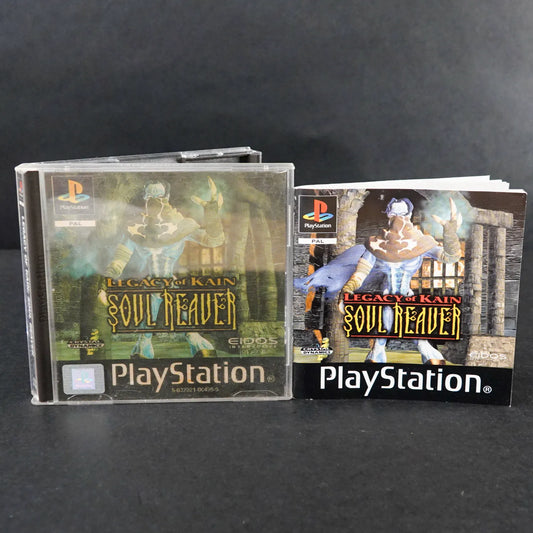 Soul Reaver Legacy of Kain - Playstation PS1 - PAL Deutsch - CiB mit HOLO COVER