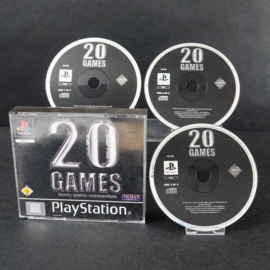 20 Family Games Compendium - Spielesammlung für Playstation PS1 - PAL