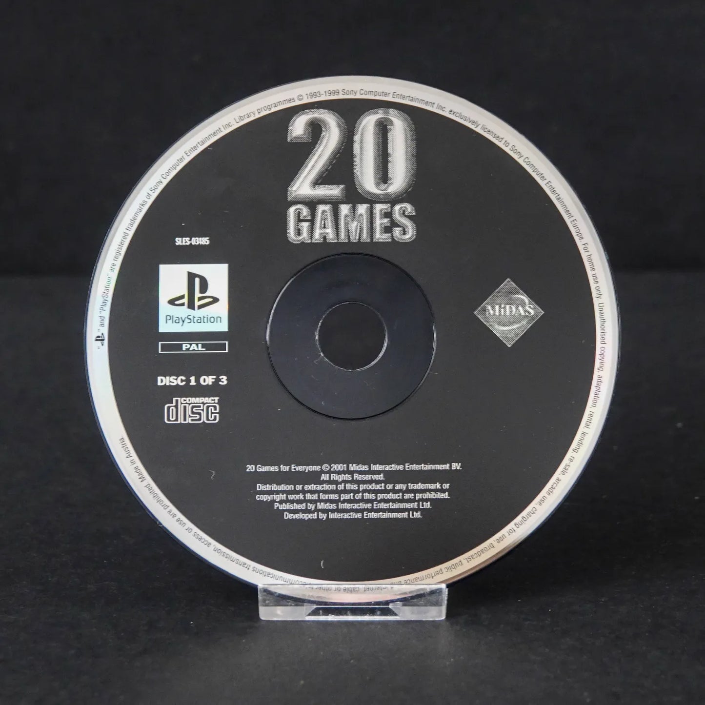 20 Family Games Compendium - Spielesammlung für Playstation PS1 - PAL