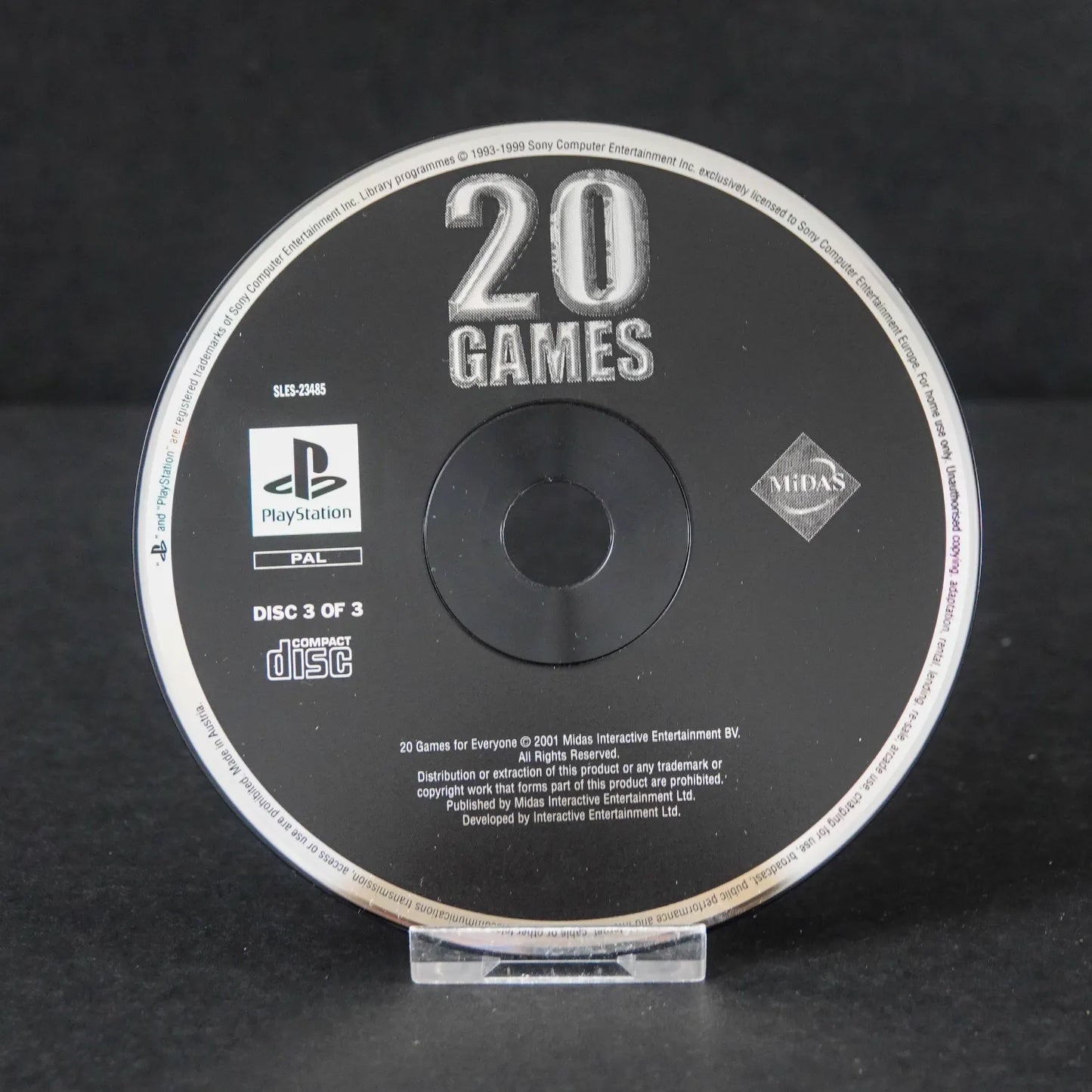 20 Family Games Compendium - Spielesammlung für Playstation PS1 - PAL