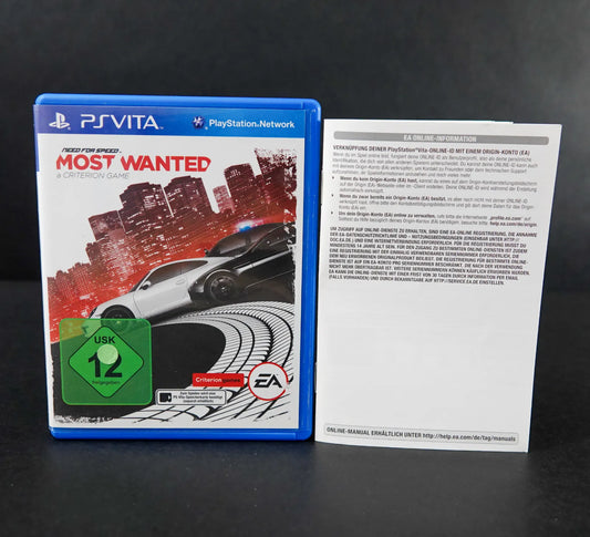Need For Speed Most Wanted - Playstation PS VITA - CiB - Deutsch - Gebraucht
