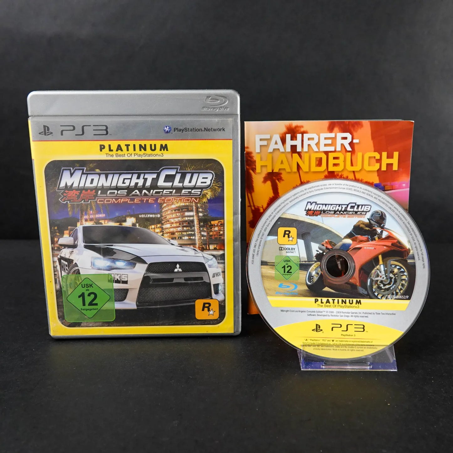 Midnight Club Los Angeles Complete Edition - Playstation PS3 Platinum - Deutsch