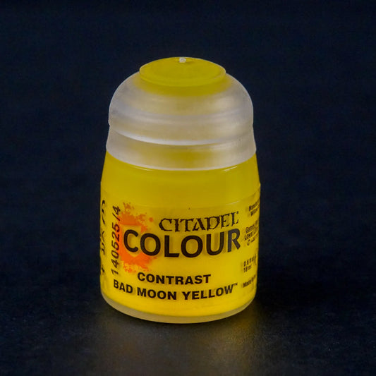 Games Workshop Contrast: Bad Moon Yellow - 18 ml Warhammer Tabletop Farbe