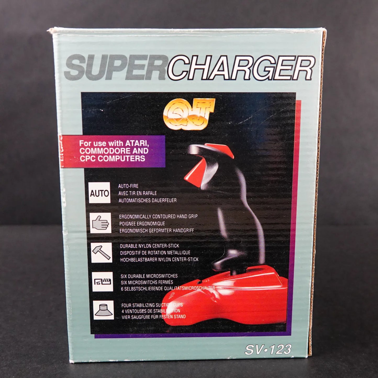 Supercharger Joystick Quickjoy III (SV-123) - für Atari und Commodore - mit OVP