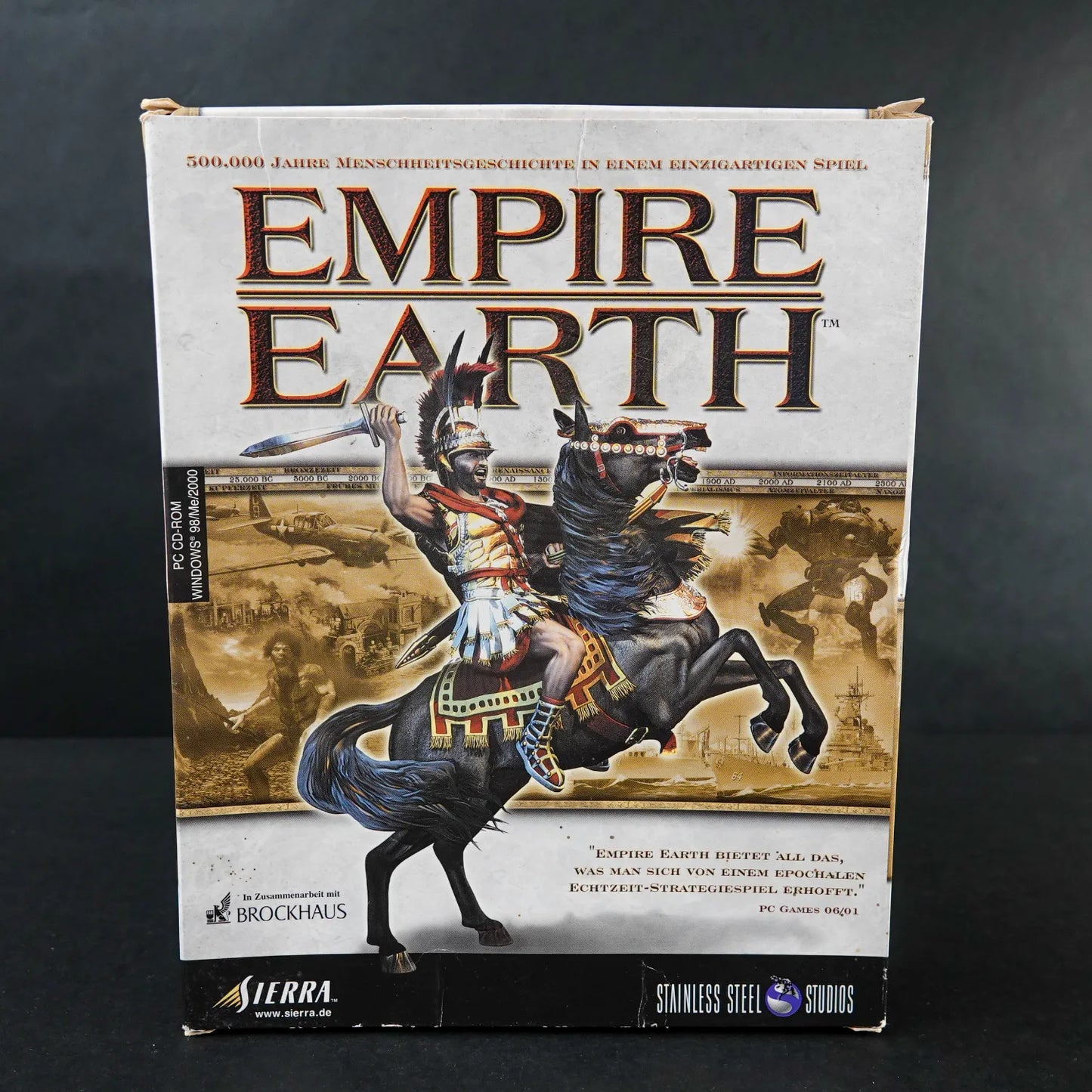 Empire Earth - PC Game - Big Box - CiB Komplett - Deutsch - Gebraucht