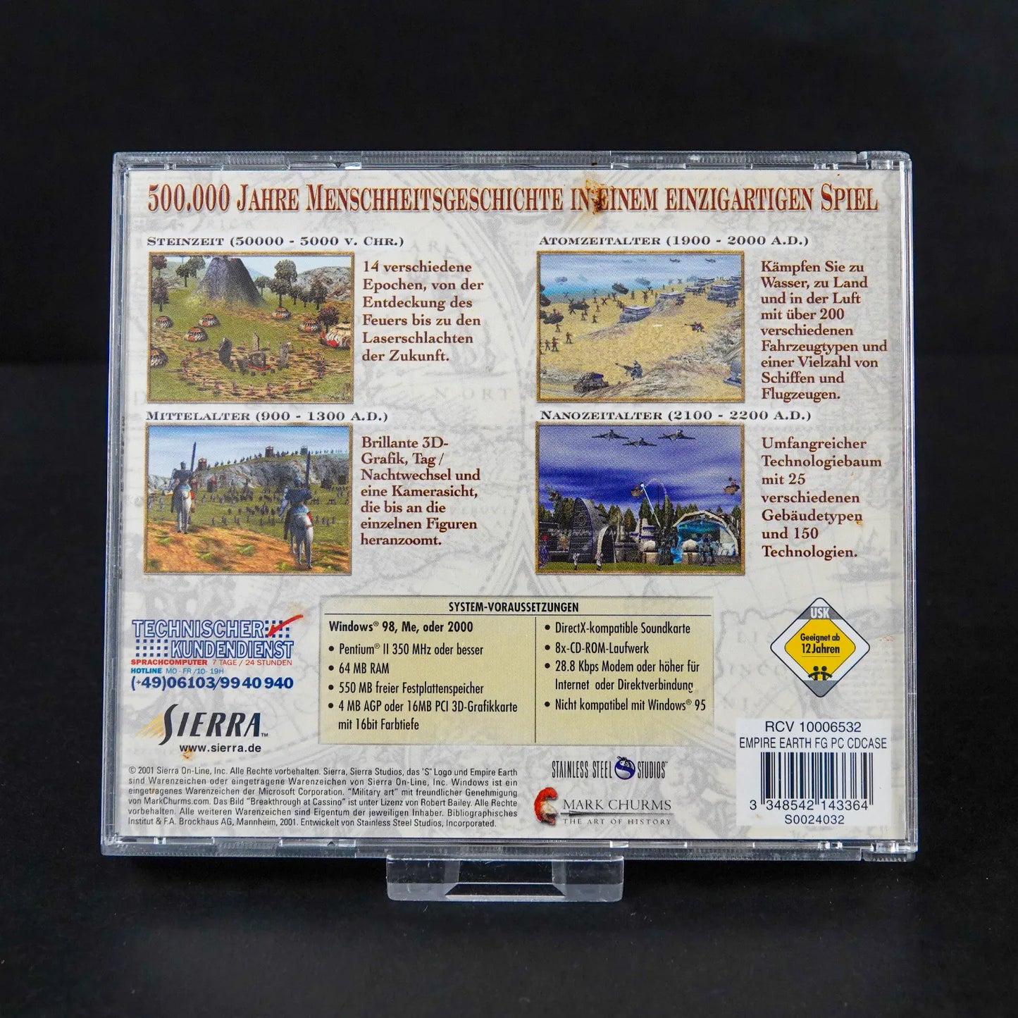Empire Earth - PC Game - Big Box - CiB Komplett - Deutsch - Gebraucht
