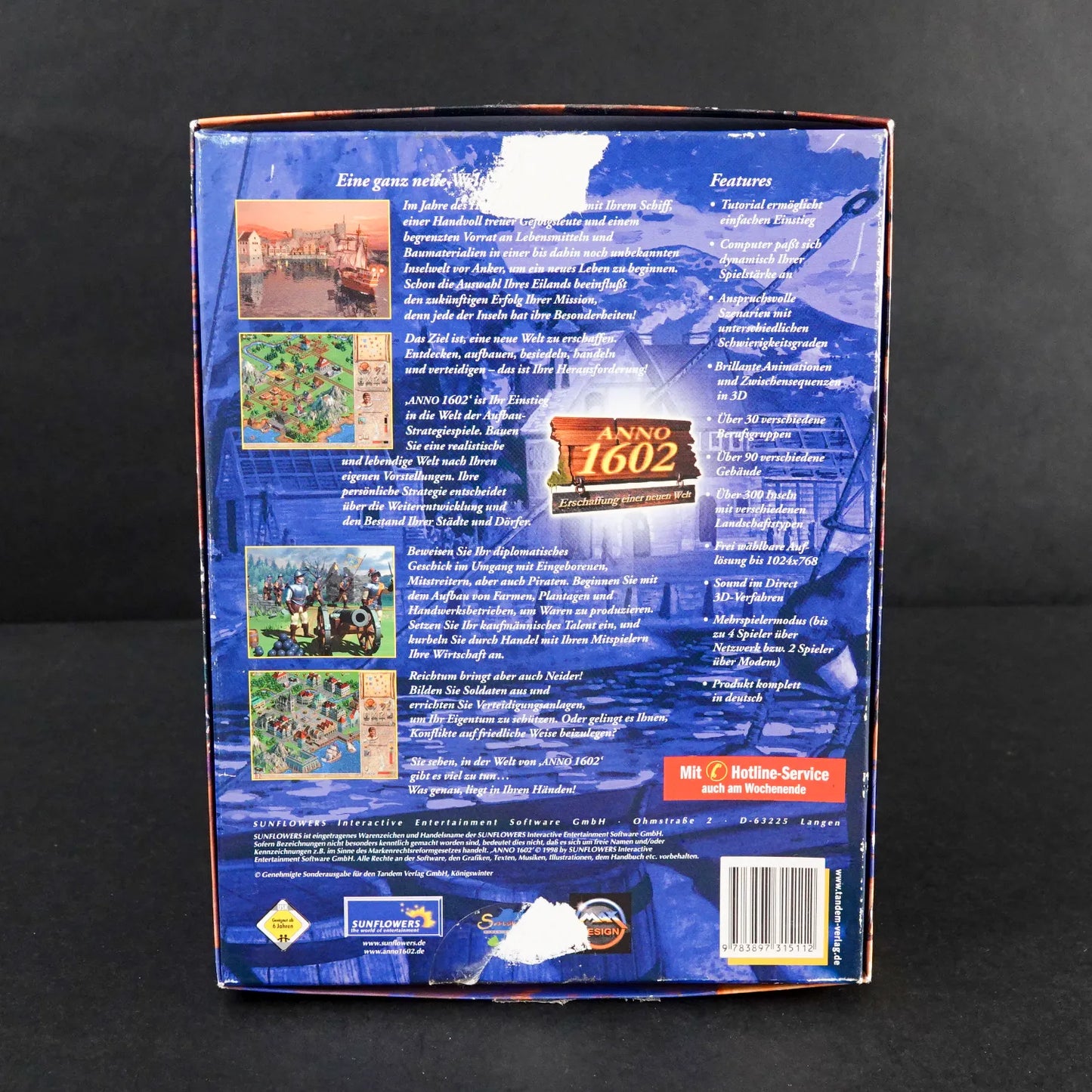 Anno 1602 - Erschaffung einer neuen Welt - PC Game - Big Box - CiB - Deutsch