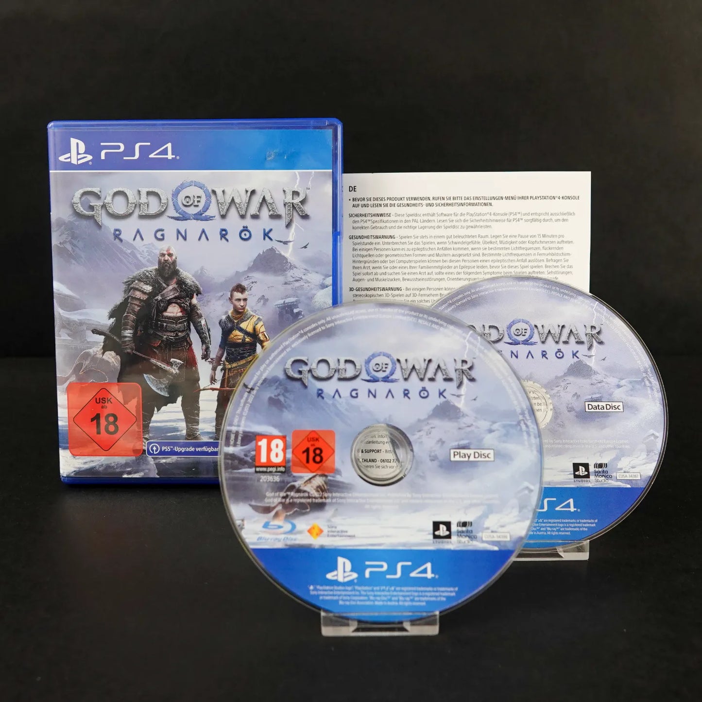 God of War: Ragnarök - Playstation 4 PS4 Game - Deutsch - Gebraucht - FSK18
