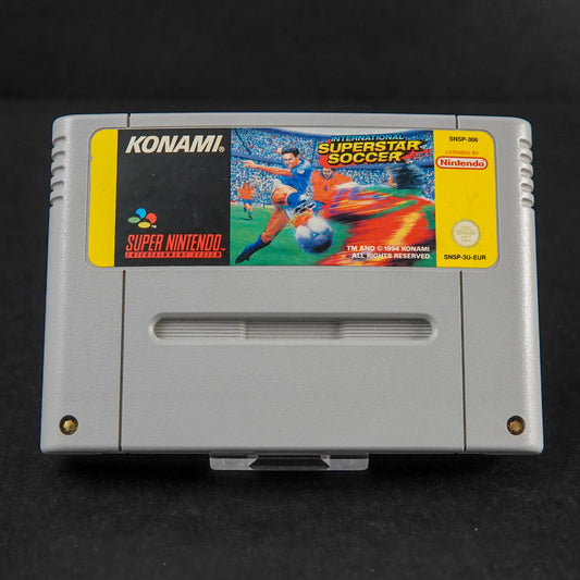 International Superstar Soccer - Spiel für Super Nintendo SNES - Nur Modul - PAL
