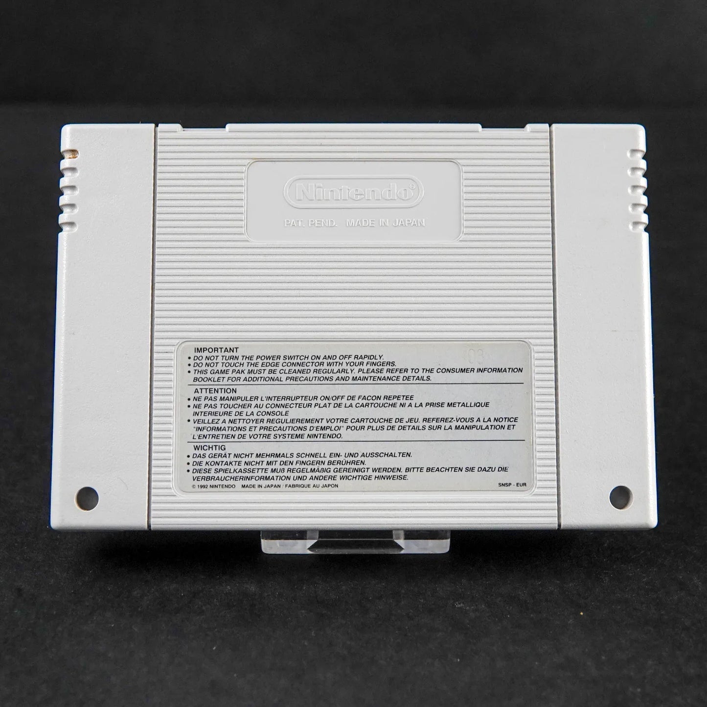 International Superstar Soccer - Spiel für Super Nintendo SNES - Nur Modul - PAL