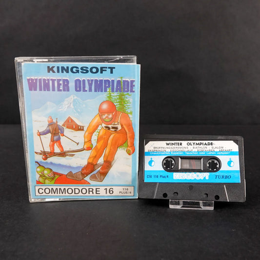 Winter Olympiade - Commodore 16 C16 Plus / 4 Datassette - CiB Komplett - Deutsch
