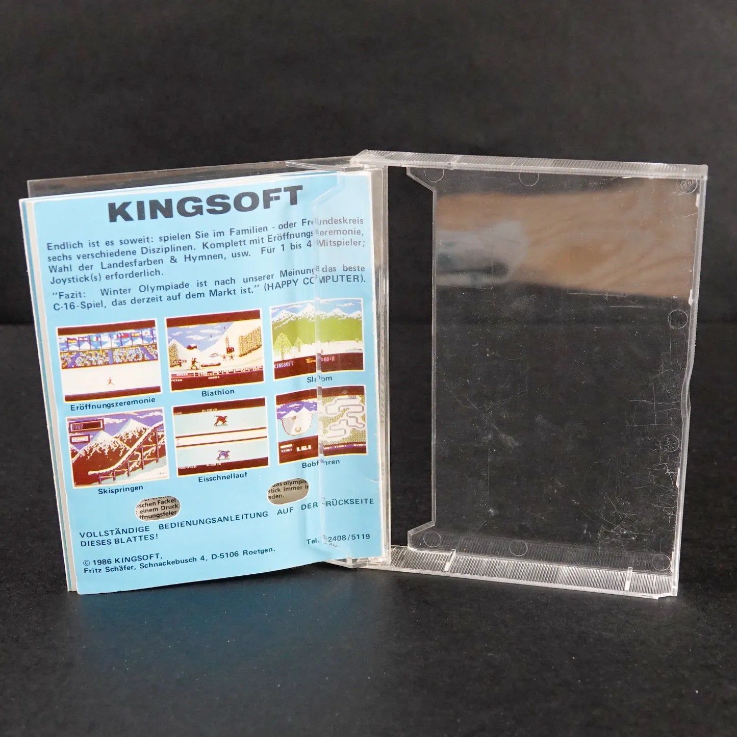 Winter Olympiade - Commodore 16 C16 Plus / 4 Datassette - CiB Komplett - Deutsch