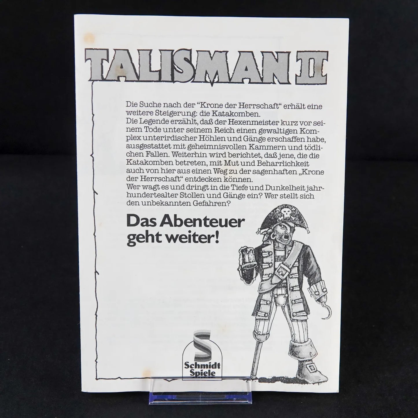 Talisman II - Das Abenteuer geht weiter - Games Workshop - Deutsch - Vollständig