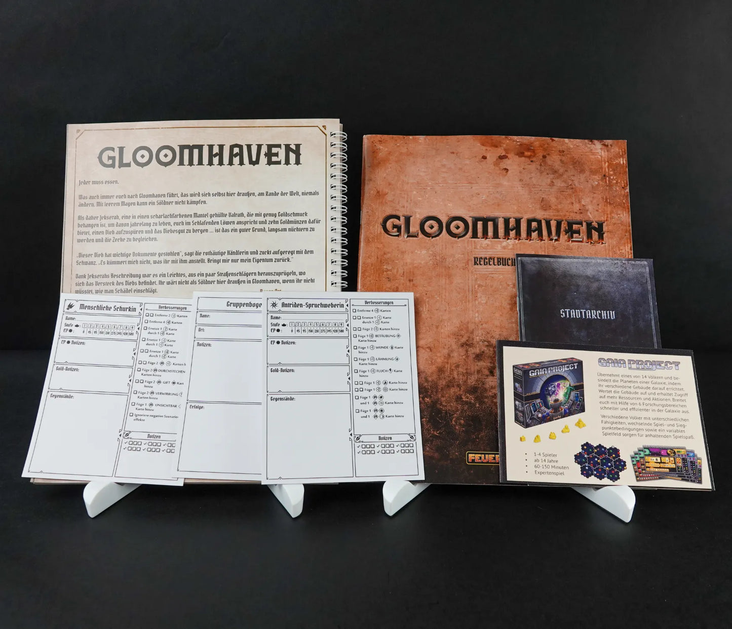 Gloomhaven - Deutsche Ausgabe (Feuerland) - Vollständig / Kaum Bespielt
