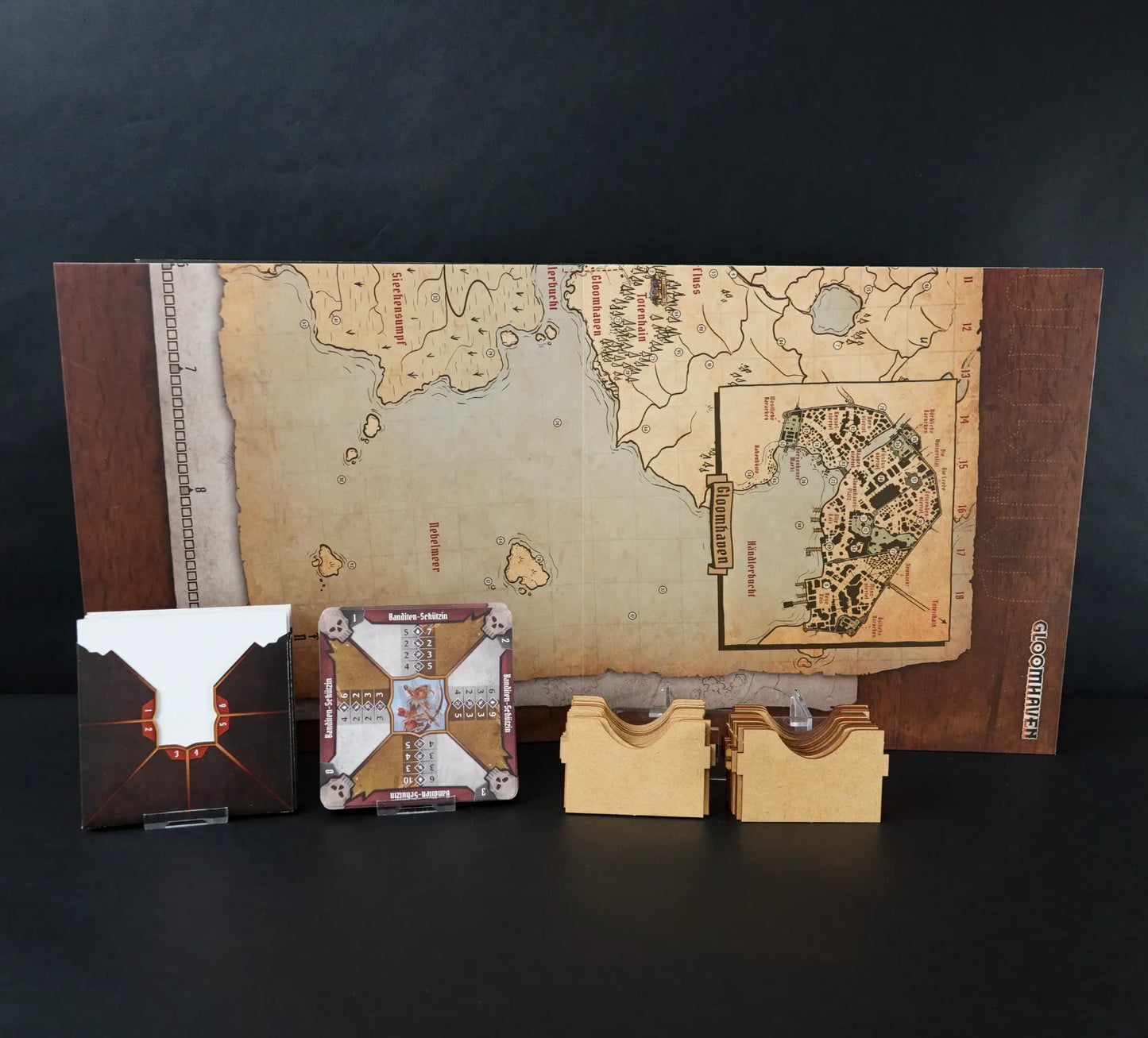 Gloomhaven - Deutsche Ausgabe (Feuerland) - Vollständig / Kaum Bespielt